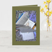 Gribrouillages Karte (Gelbe Blume)