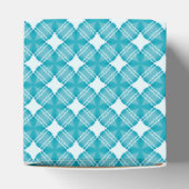 Grid and Stars Gingham Pattern Geschenkschachtel (Oben)