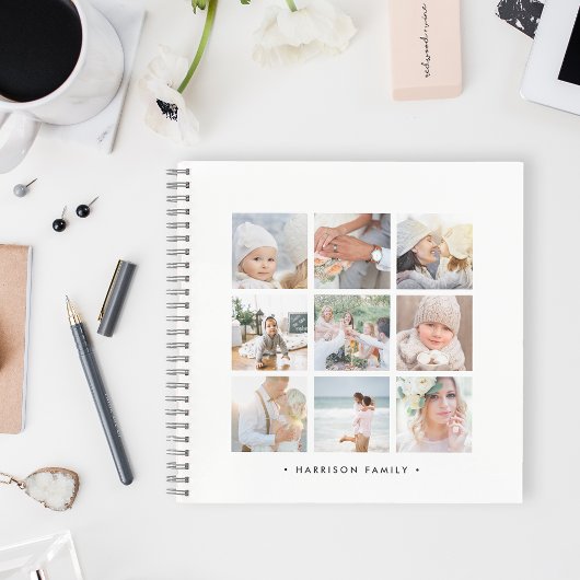 Grid Collage Foto Notizblock