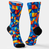 Grid Fragments Socken (Gewinkelt)
