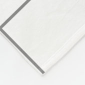 Grid Gray Fleecedecke (Ecke)