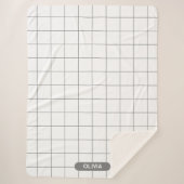 Grid Gray Sherpadecke (Vorderseite)