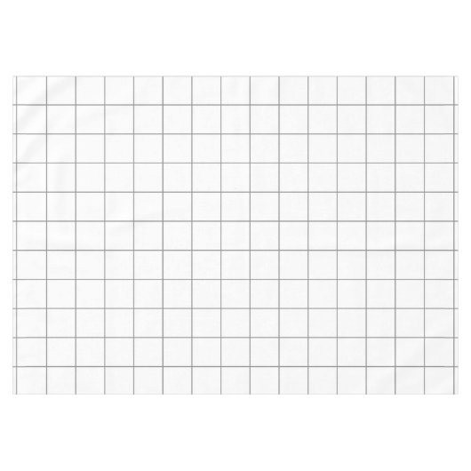 Grid Gray Tischdecke (Vorderseite (Horizontal))