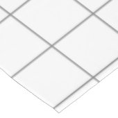 Grid Gray Tischdecke (Schrägansicht)