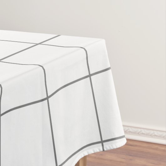 Grid Gray Tischdecke (Beispiel)
