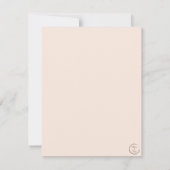 Grid Heart Personal Vatertag Card Mitteilungskarte (Rückseite)