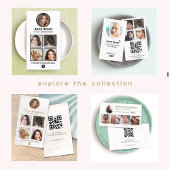 Grid-Karte für Social Media-Foto - Instagramm Visitenkarte