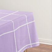 Grid Lilac und White Tischdecke (Beispiel)