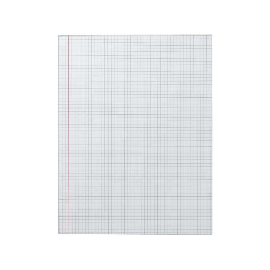 Grid Paper Background Mathematics Graph Sheet  Notizblock (Rotiert)