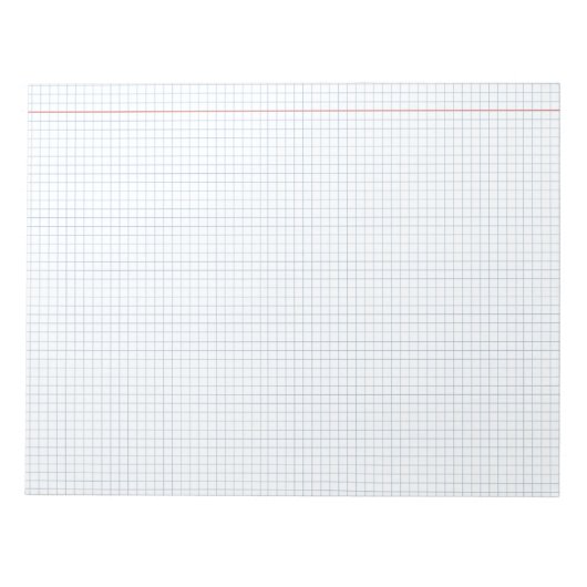 Grid Paper Background Mathematics Graph Sheet  Notizblock (Vorderseite)