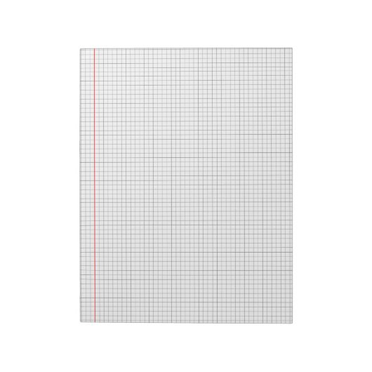 Grid Paper Background Mathematics Graph Sheet Notizblock (Rotiert)