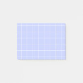 Grid paper: minimalist grid (light lavender) Post-it Klebezettel (Vorderseite)