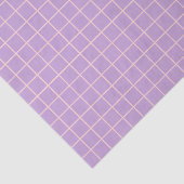 Grid Pink und Lavender Seidenpapier (Ausschnitt)