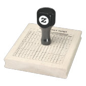 Grid Planning Gummistempel (Stempel)