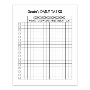 Grid Planning Gummistempel