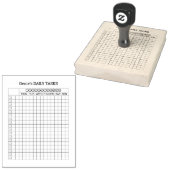 Grid Planning Gummistempel (Stempel)
