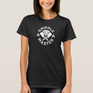 Griddle Master of Men Skull Koch mit Spatulas T-Shirt