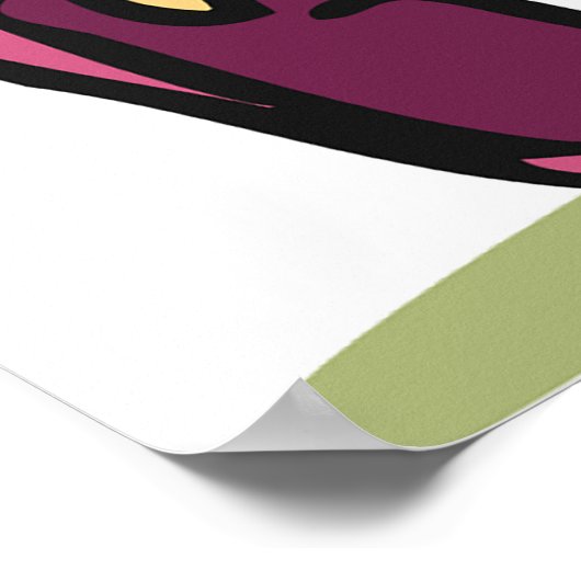 Gridiron Football Player Poster (Ecke)