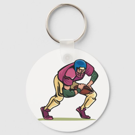 Gridiron Football Player Schlüsselanhänger (Rückseite)