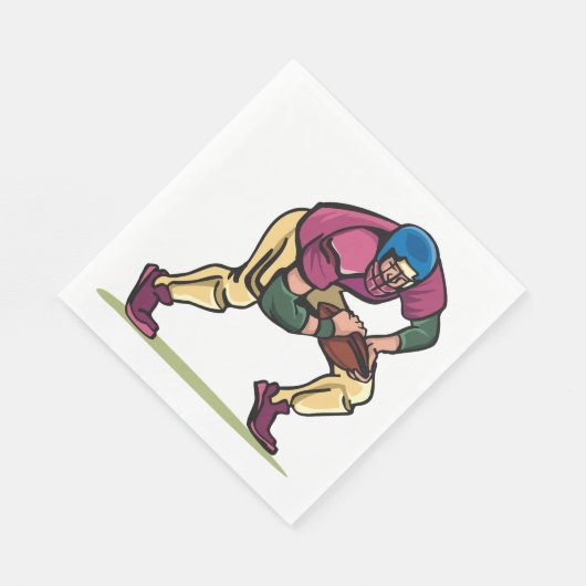 Gridiron Football Player Serviette (Ecke)