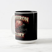 Gridiron Glory Football Zweifarbige Tasse (Vorderseite Links)