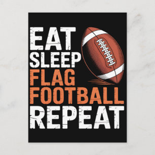 Gridiron Glory Helm mit US-Flagge Feiertagspostkarte