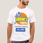 Gridiron Grunts! Anpassbare Beschriftung T-Shirt (Vorderseite)