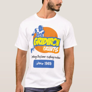 Gridiron Grunts! Anpassbare Beschriftung T-Shirt