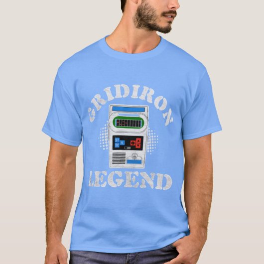 Gridiron Legend - Elektronischer Fußball T-Shirt (Vorderseite)
