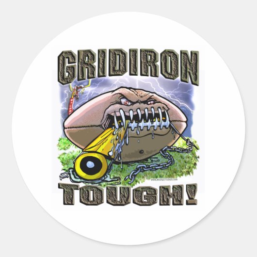 Gridiron Tough! Aufkleber (Vorderseite)