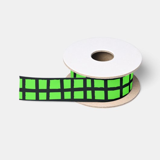 Gridlines Satin Ribbon Satinband (Spule)