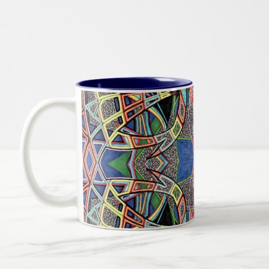 Gridlokt Zweifarbige Tasse (Links)