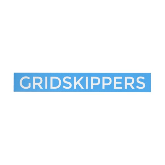 GRIDSKIPPERS Aufkleber (Person)