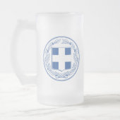 Griebemblem Mattglas Bierglas (Links)