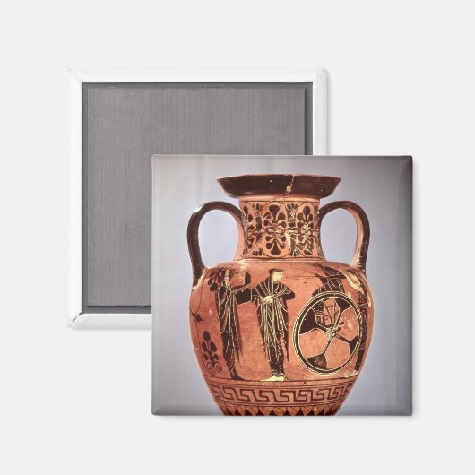 Grieche Amphora Magnet (Vorderseite/Rückseite)