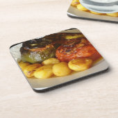 Grieche angefülltes Gemüse (Gemista) Untersetzer (Linke Seite)