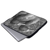 Grieche (B&W) Laptopschutzhülle (Vorne Knopf)