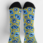 Grieche Eye-Blues Socken (Oben)
