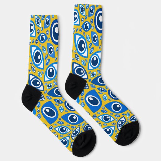 Grieche Eye-Blues Socken (Rechts)