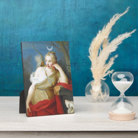 Grieche Göttin Diana von der Jagd Altar Fotoplatte (Seite)