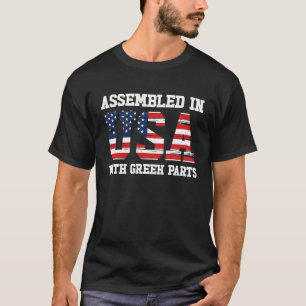 Grieche Griechenland Amerikaner USA Staatsbürgersc T-Shirt