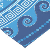 Grieche Mati Mataki - griechische Blicksverzierung Kurzer Tischläufer (Ecke)