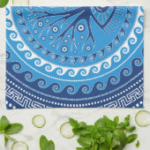 Grieche Mati Mataki - Matiasma Blicks-Baum Geschirrtuch (Gefaltet)