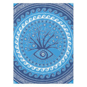 Grieche Mati Mataki - Matiasma Blicks-Baum Tischdecke (Vorderseite)