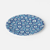 Grieche Mati Mataki - Matiasma Blicks-Muster #2 Pappteller (Schrägansicht)