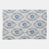 Grieche Mati Mataki - Matiasma Blicks-Muster #3 Geschirrtuch (Horizontal)