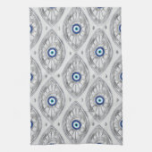 Grieche Mati Mataki - Matiasma Blicks-Muster #3 Geschirrtuch (Vertikal)