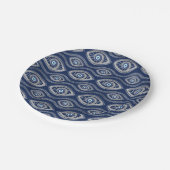 Grieche Mati Mataki - Matiasma Blicks-Muster #5 Pappteller (Schrägansicht)