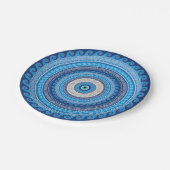 Grieche Mati Mataki - Matiasma Blicksverzierung #2 Pappteller (Schrägansicht)