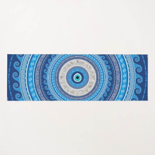Grieche Mati Mataki - Matiasma Blicksverzierung #2 Yogamatte (Vorderseite (Horizontal))
